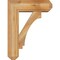 Ekena Millwork Imperial Craftsman Rough Sawn Bracket w/ Offset Brace, Western Red Cedar, 8"W x 24"D x 32"H BKT0806X24X32IMP04RWR - alternate 4